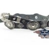Stars & Stripes Classic Western Leder Hutband HB-31 schwarz Hüte Hutbänder Schwarz unisex detail 1