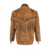 Stars & Stripes Herren Leder-Fransenjacke BUFFALO braun Outdoor Lederjacken Braun male detail 1