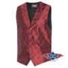 Stars & Stripes Herren Old Style Weste King red rot Cowboys Old Style Rot male main image Western Wear