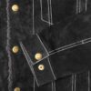Stars & Stripes Herren Western Lederjacke Hunter schwarz Outdoor Lederjacken Schwarz male detail 2