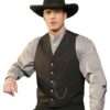 Stars & Stripes Herren Western Old Style Weste Earp schwarz Cowboys Old Style Schwarz male main image Western Wear