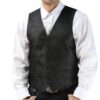 Stars & Stripes Herren Western Old Style Weste Lincoln schwarz Cowboys Old Style Schwarz male main image Western Wear