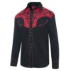 Stars & Stripes Herren Westernhemd Brooks schwarz Langarm Cowboys Westernhemden Schwarz male main image Western Wear
