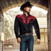 Stars & Stripes Herren Westernhemd Brooks schwarz Langarm Cowboys Westernhemden Schwarz male detail 3