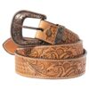 Stars & Stripes Leder Westerngürtel WG-301 braun Gürtel Ledergürtel Braun unisex main image Western Wear