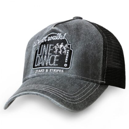 Stars & Stripes Trucker Cap Line Dance Hüte Caps Grau unisex main image Western Wear