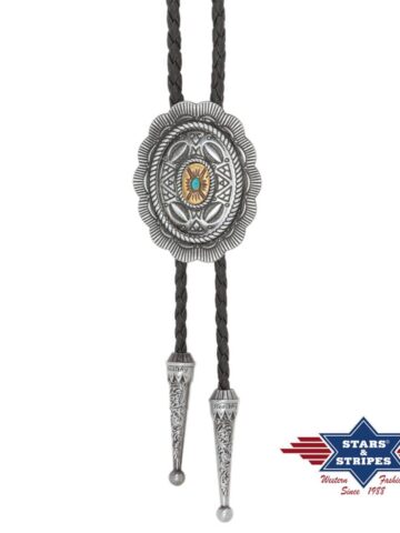 Stars & Stripes Western Bolotie BT-57 Accessoires Boloties Silber unisex main image Western Wear