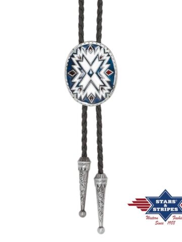 Stars & Stripes Western Bolotie BT-58 Accessoires Boloties Silber unisex main image Western Wear