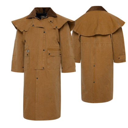 Stars & Stripes Western Staubmantel / Duster Goldfield beige Outdoor Duster Beige male detail 4