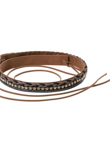 Stars & Stripes Western Style Cowboyhut Hutband HB-53 braun Hüte Hutbänder Braun unisex main image Western Wear