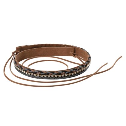 Stars & Stripes Western Style Cowboyhut Hutband HB-53 braun Hüte Hutbänder Braun unisex main image Western Wear