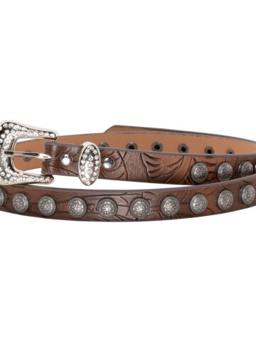 Stars & Stripes Western Style Cowboyhut Hutband HB-60 braun Hüte Hutbänder Braun unisex main image Western Wear