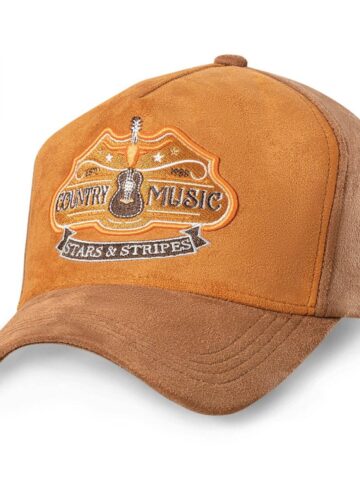 Stars & Stripes Western Style Trucker Cap TC COUNTRY MUSIC braun Hüte Caps Braun unisex main image Western Wear