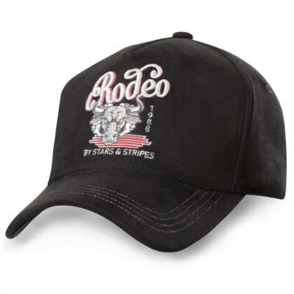 Stars & Stripes Western Style Trucker Cap TC RODEO schwarz Hüte Caps Schwarz unisex main image Western Wear