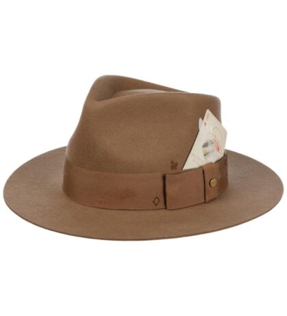 Stetson Ace of hearts Wollfilz Fedora sand Hüte Filzhüte Beige unisex main image Western Wear