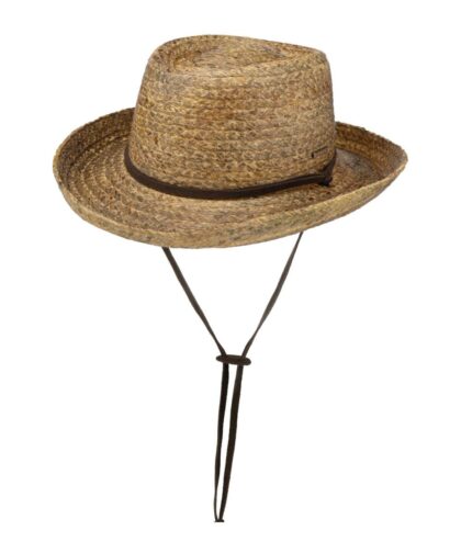 Stetson Gambler Raffia Strohhut Hüte Strohhüte Braun unisex main image Western Wear