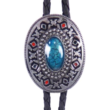 Western Bolotie Indian Stone Accessoires Boloties Silber unisex detail 1