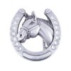Western-Gürtelschnalle Ironhorse Gürtel Gürtelschnallen Silber unisex main image Western Wear