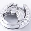 Western-Gürtelschnalle Ironhorse Gürtel Gürtelschnallen Silber unisex detail 2