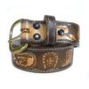 Western Ledergürtel Boots Hats & Horseshoes Gürtel Ledergürtel Braun unisex main image Western Wear