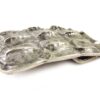 Western Ledergürtel Darkest Shadow & Placcatura Silber Gürtel Ledergürtel Schwarz unisex detail 3