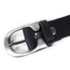 Western Ledergürtel Darkest Shadow & Praktico dunkel silber Gürtel Ledergürtel Schwarz unisex detail 1