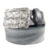 Western Ledergürtel Night Fog & Placcatura Silber Gürtel Ledergürtel Grau unisex main image Western Wear