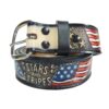 Western Ledergürtel Old Glory Gürtel Ledergürtel Schwarz unisex main image Western Wear