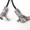 Western Style Bolotie Saddle & Boots XXL - Erlebe Western Eleganz Accessoires Boloties Silber unisex detail 2