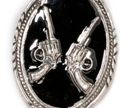 Western Style Bolotie Two Pistols Accessoires Boloties Silber unisex detail 2