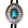 Western Style Bolotie türkiser Stein Accessoires Boloties Silber unisex main image Western Wear