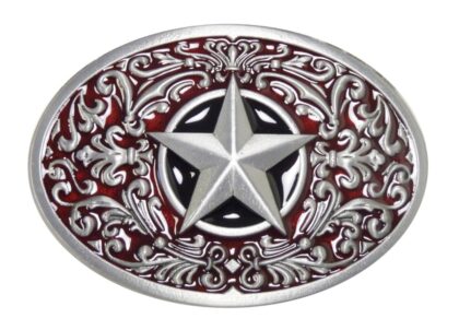 Westerngürtelschnalle Southwest Star Gürtel Gürtelschnallen Rot unisex main image Western Wear