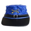 Great Western Bürgerkrieg Nordstaaten Ledermütze blau Hüte Stoffhüte Blau unisex detail 1