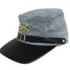 Great Western Bürgerkrieg Südstaaten Ledermütze grau Hüte Stoffhüte Grau unisex main image Western Wear