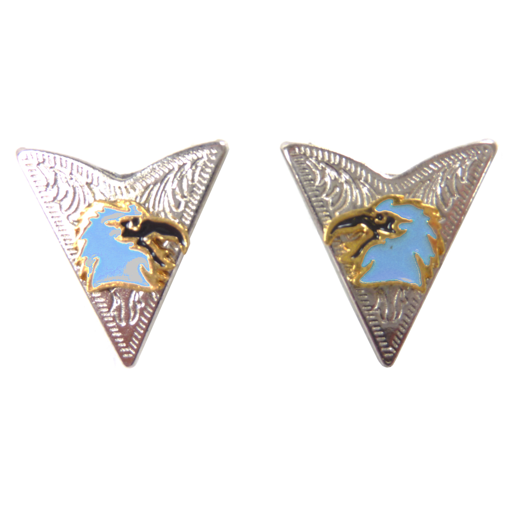 Great Western Style Kragenecken Blue Eagle Accessoires Kragenecken Silber unisex main image Western Wear