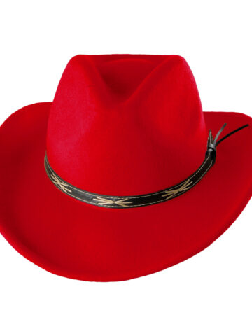 Great Western Wollfilzhut Great Plains rot Hüte Filzhüte Rot unisex main image Western Wear